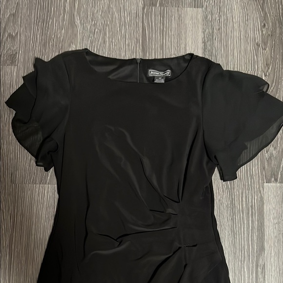 Jessica Howard Black Flutter Sleeve Cocktail Dress - Picture 5 of 11